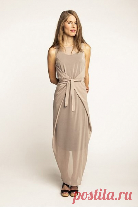 ​Простое платье-халат для дома