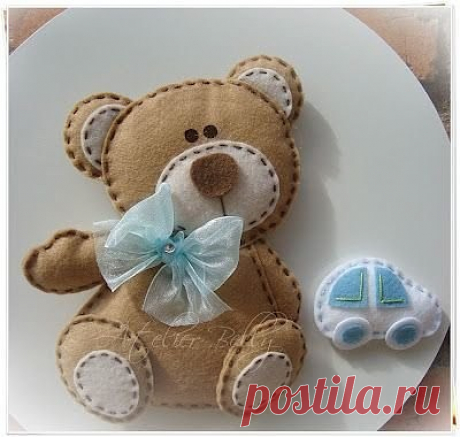 Мишутки из фетра