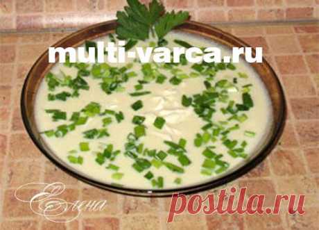 Кабачковый суп пюре в мультиварке