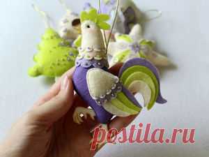 Шьем симпатичного петушка из фетра - Ярмарка Мастеров - ручная работа, handmade