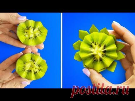 20 BEAUTIFUL AND SIMPLE FOOD CARVING TRICKS