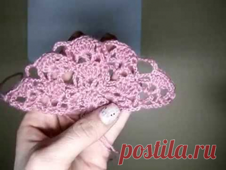 2  Как связать шаль маленькими ананасами, 6, 7, 8 и последующие ряды
