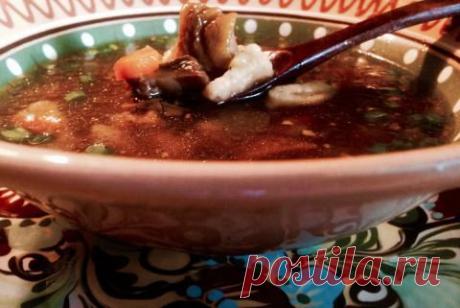 Суп с белыми грибами и картофельными галушками | 4vkusa.ru