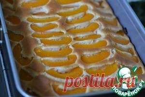 Простой пирог с абрикосами – кулинарный рецепт