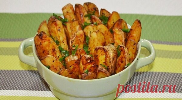 Обалденные картофельные дольки с чесноком под сыром | БУДЕТ ВКУСНО | Яндекс Дзен