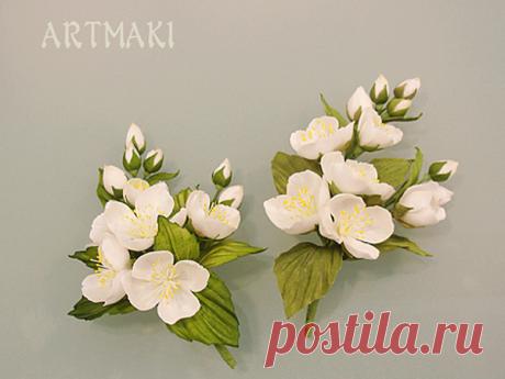 цветы из ткани