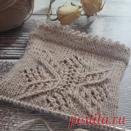 Неизбитые узоры для вязания надо искать в старых журналах - делюсь одним таким | Вязалушка | Яндекс Дзен