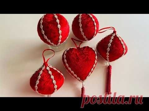 Ёлочные игрушки своими руками 🎄🎄🎄. Handmade Christmas ornaments 🎄🎄🎄