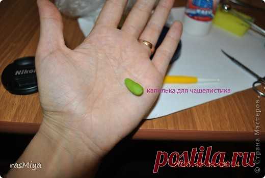 МК по лепке розы. Часть 2-чашелистики | Страна Мастеров