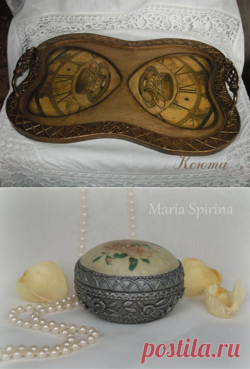 Имитация старой бронзы и старинного серебра — Рукоделие
