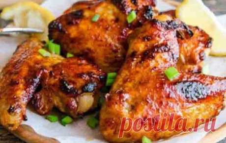 Куриные крылышки с апельсином - Кулинарные рецепты