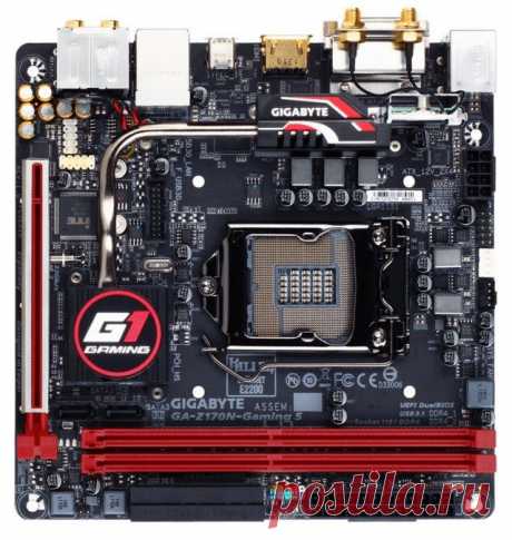 GECID.com: Игровая материнская плата GIGABYTE GA-Z170N-Gaming 5 формата Mini-ITX