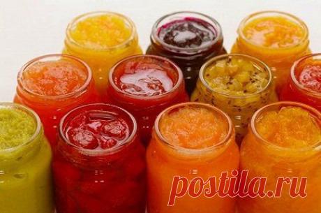 Лучшие варенья и джемы из фруктов и ягод. Подборка..