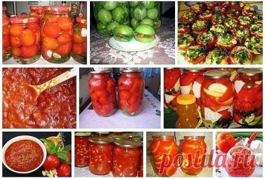 15 СУПЕР рецептов из ПОМИДОРОВ 
1. Помидоры по корейски, быстро, вкусно 
2. Маринованные помидоры сладко-острые 
3. Зеленые соленые помидоры 
4. Острая закуска из помидоров 
5. Соус 
