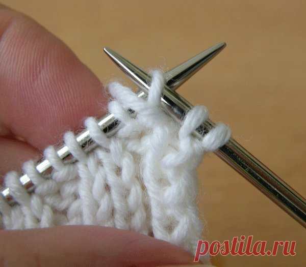 закрепление петель иглой по бусс