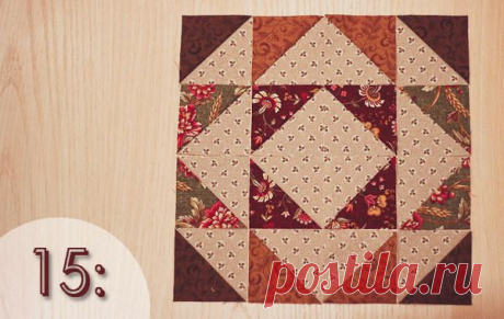 Я люблю пэчворк | I love patchwork | 20 способов раскладки