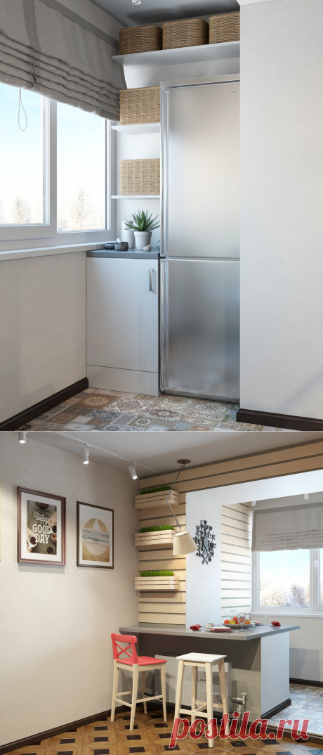 Как увеличить площадь кухни: классный проект в Сургуте | Свежие идеи дизайна интерьеров, декора, архитектуры на InMyRoom.ru