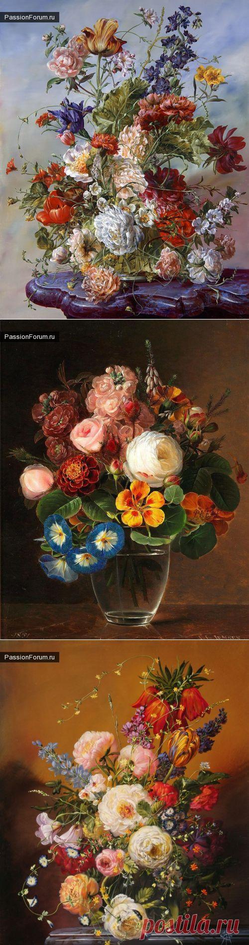 Дьюла Шишка. Цветочные натюрморты. / Декупаж / Картинки для декупажа