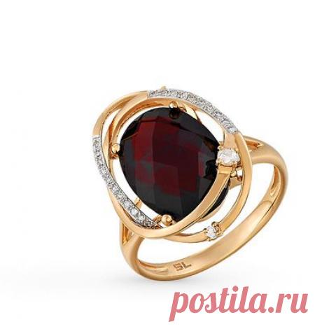 Купить золотое кольцо с бриллиантами и топазами по цене 19990 руб, розовое золото 585 пробы, 3 бесцветных топаза, 21 бриллиант, смотреть фото и описание 20277 - Sunlight Brilliant