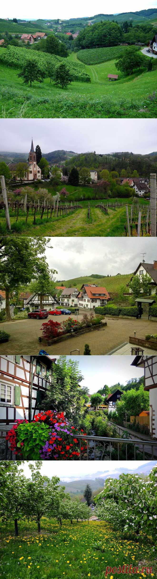 Деревня Засбахвальден(Sasbachwalden),Германия.