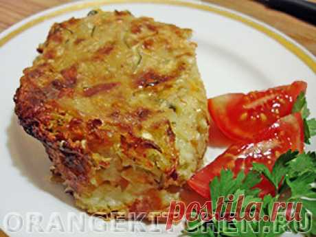 Овощная запеканка с капустой и кабачком