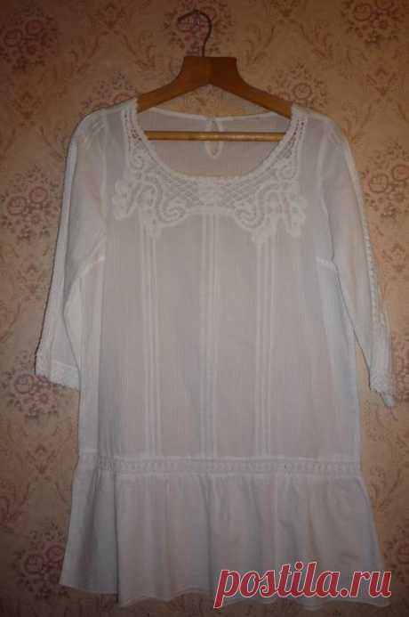 Выкройка-шаблон платья-туники с цельнокроеными рукавами - Сделай сам - медиаплатформа МирТесен