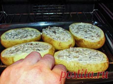 Жюльен в картофеле-кокотнице