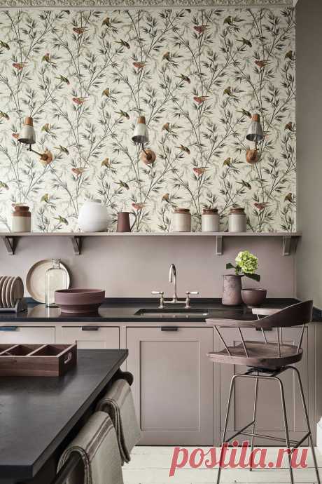 Обои с рисунком в интерьере: 10 идей | ELLE Decoration