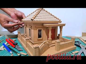 CARA MEMBUAT RUMAH KECIL DARI KARDUS