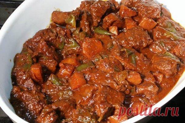 Мясо по-кавказски в мультиварке