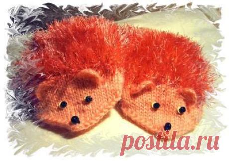 варежки-ёжики - Ярмарка Мастеров - ручная работа, handmade