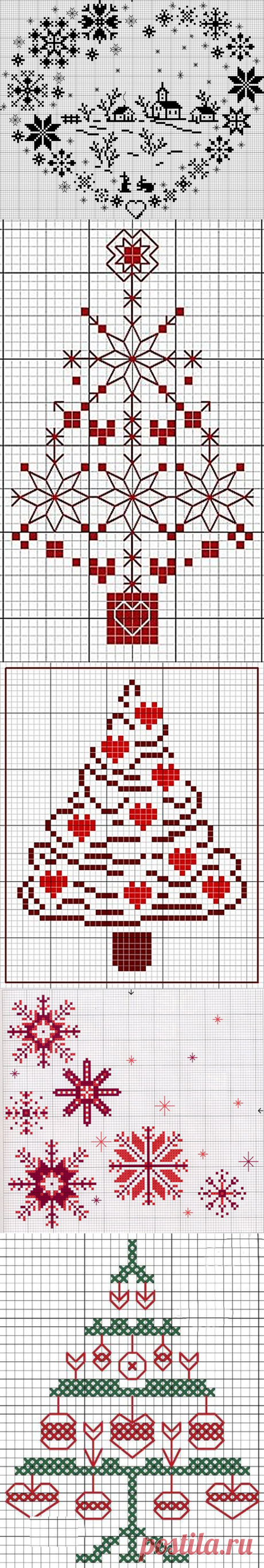 Новогодний монохром