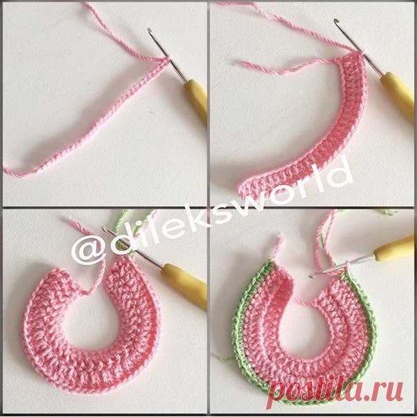 Вязаное платье для кукол