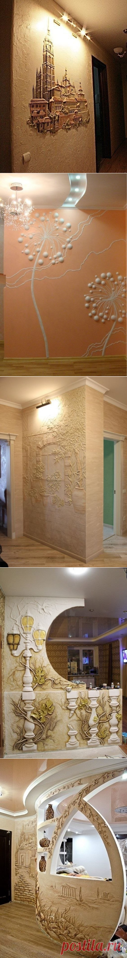 Барельеф в интерьере!