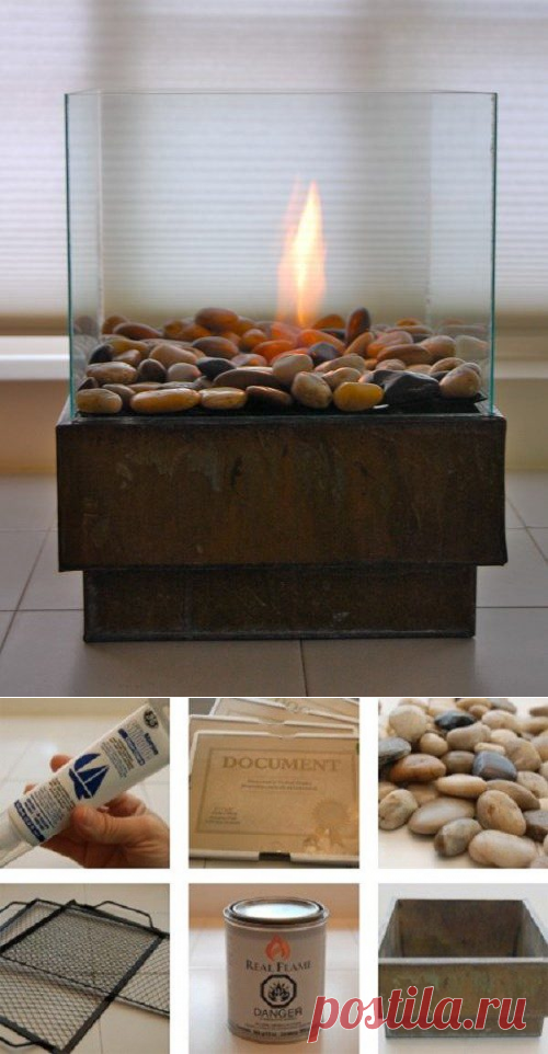 Миниатюрный биокамин