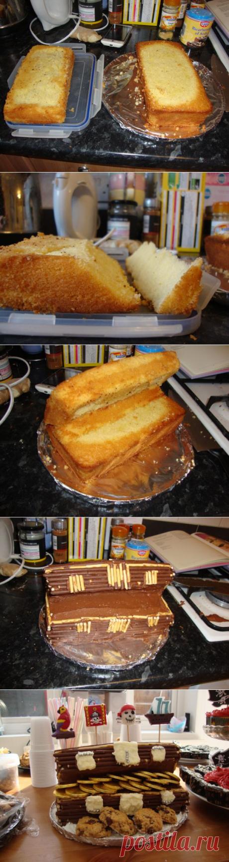 Making a Pirate’s Treasure Chest cake from scratch. | Lincs to London