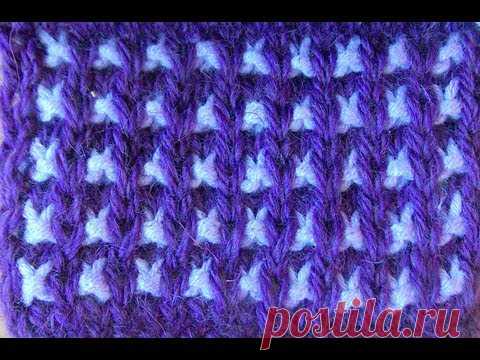Двухцветная плетенка
