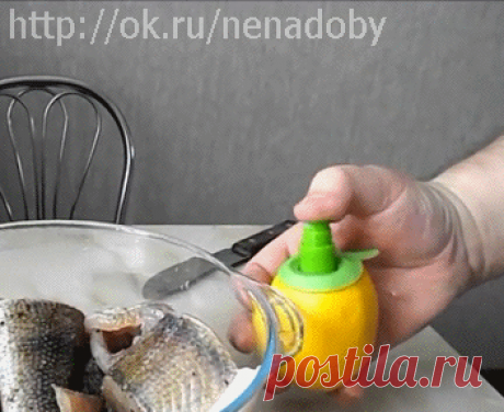 У КОГО БЫЛА МЕЧТА...
Купить себе распылитель лимонного сока,