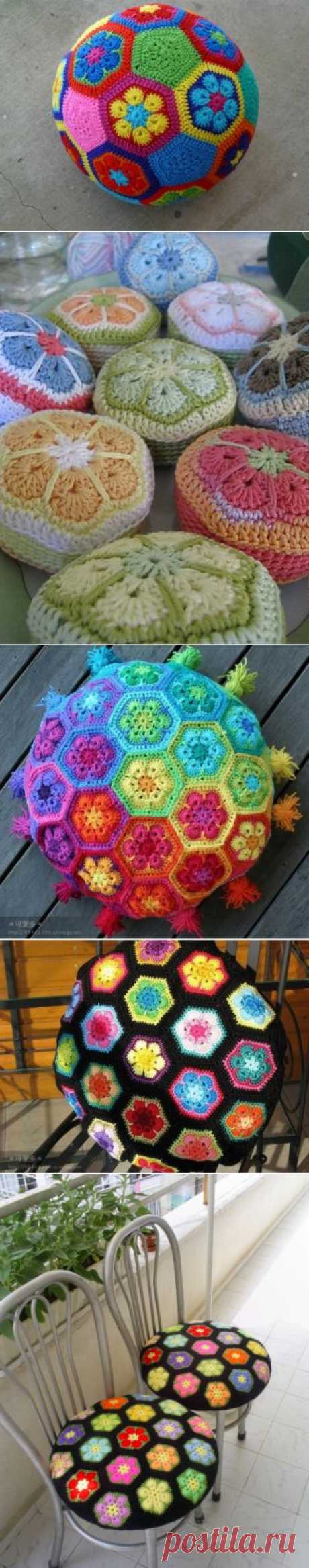 Как связать африканский цветок | Knity.ru