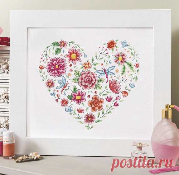 Картина в подарок

Цветочное сердце 

#вышивка #Валентина #подарок #картина