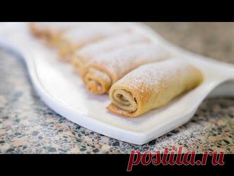Печенье Трубочки с орехами Сигаретки с орехами нереально вкусные