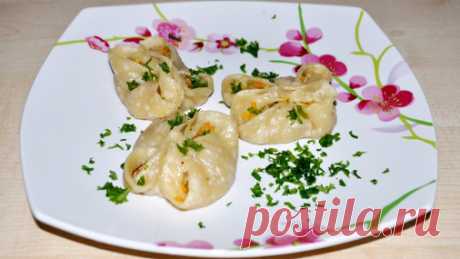 Манты с тыквой и картошкой (постные) Сытные и сочные манты. Попробуйте и вы!