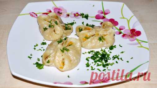 Манты с тыквой и картошкой (постные) Сытные и сочные манты. Попробуйте и вы!