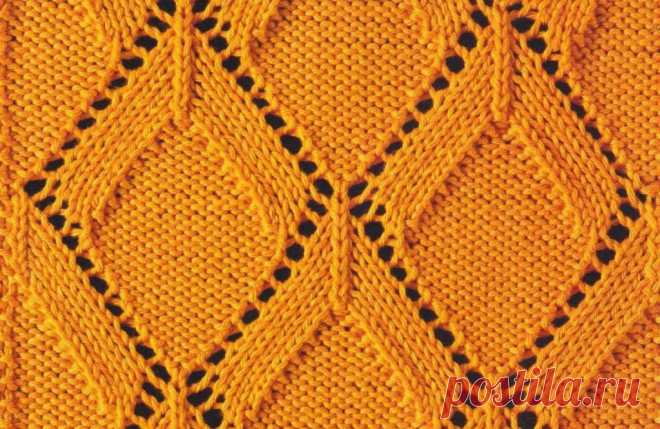 Knitted Diamond Lace ⋆ Knitting Bee