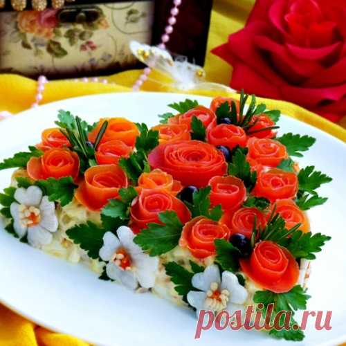 САЛАТ "РОЗОВЫЙ БЛЮЗ"