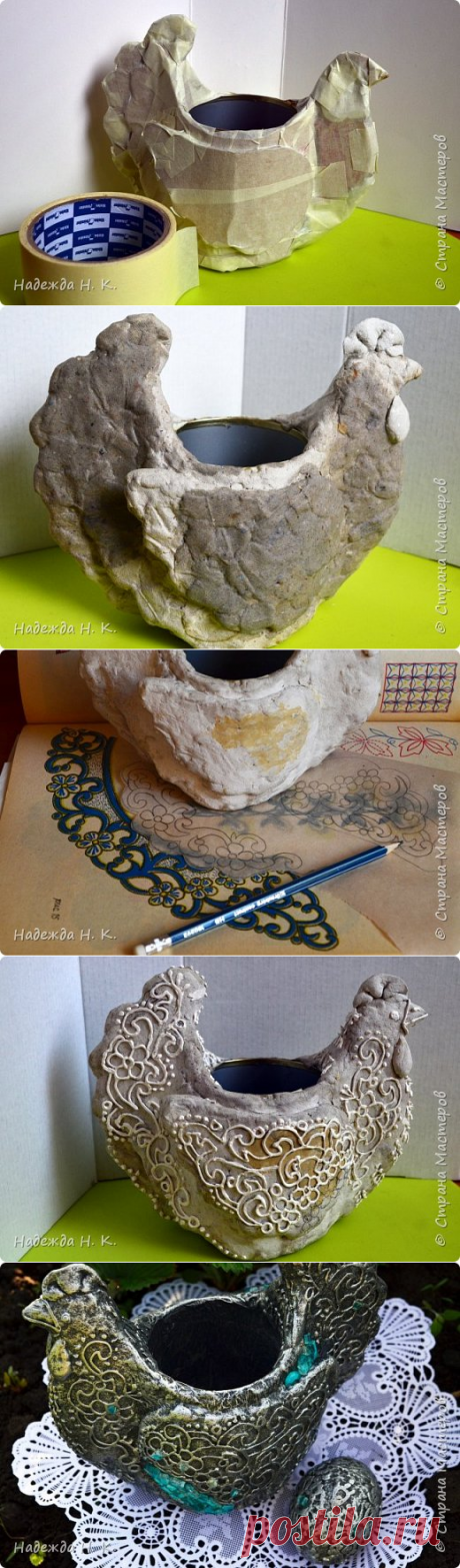 Пасхальная серебряная курочка с сюрпризом. | Страна Мастеров