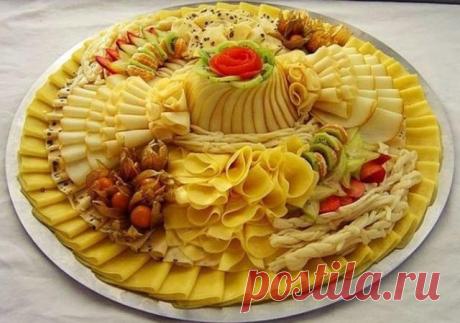 Красивые нарезки на праздничный стол