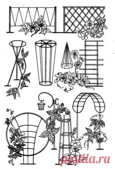 красивые опоры для плетистых роз - Поиск в Google