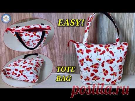 New Design Tote Bag | How to Make Tote Bag with Zipper | Diy Shopping Bag