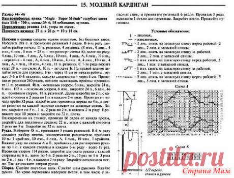 Голубое пальто - Вязание - Страна Мам